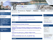 Tablet Screenshot of huettlingen.de